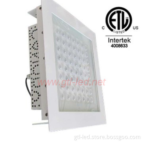 Radar sensors LED canopy light with ETL certification